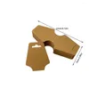 Jewelry Pouches 100 Pieces Hairpin Kraft Paper Cards Gift Cardboard Home