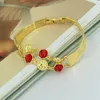 Bangle Yuminglai Jewelry High Quality Gold Color African Fashion Bracelet For Women Brazilian gold plated jewelry FHK12809