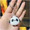 Porte-clés Longes Animal Panda Porte-clés Poupée De Bande Dessinée Pendentif Cas Sac Décoratif Porte-clés Porte-clés Drop Delivery Mode Accessori Dhgsl