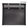 BBQ Tools Accessoires Nitaanvals Mesh Grill Bag Barbecue Net Mat Kussen Keuken Vlees Groenten Kookgrill Grillet Zak met hoge temperatuurweerstand 230522