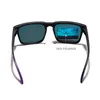 Outdoor bril gepolariseerd zonnebril vierkante frame HD UV400 Zonneglazen 30 kleuren Mirrored Lens Outdoor Sport brillen