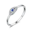 Conjuntos kaletine evil eye 925 prata esterlina turquia conjuntos de jóias para mulheres azul pingente colar anel pulseira presente de casamento para menina