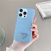 TOP DESIGER Fashion Pearl Triangle P Mobiltelefonfodral för iPhone 14Pro 14Promax 14 13 13Pro 13Promax Luxury Pu Leather Phone Case Back Cover98777
