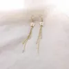 Stud Earrings Baseball For Women Beach Small Flower Tassel Temperament Ear Hoop Drop Nine Jewelry