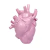 Vaser Hjärtvas Anatomisk hjärtaformad blomma Vase Dekorativ prydnadshantverk för bondgård vardagsrum sovrum bänkskivan 230522