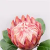 Decoratieve bloemen 6pcs nep single stengel protea cynaroides 27.56 "lengte simulatie 3d neptunus voor huis bruiloft kunstmatige stroom