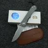 Chris Reeve Umnumzaan Flipper Folding Knife S35VN Blade Titanium Handle CR Pocket Knives EDC Tools