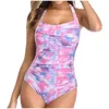 Menas de banho feminina Sagace Women Oomen Oomen Dobra grande pescoço de pescoço biquíni Summer Summer's Swimsuit Moda de alta qualidade