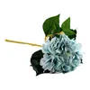 Decoratieve bloemen Lange stengel kunstmatige bloem levendige kleur brede applicatie Aantrekkelijke No Triming Hydrangea