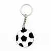 Keychains Lanyards PVC Sport Keychain hanger voetbal honkbal basketbal volleybal strandbal rugby sleutelhanger auto tas decorati dho8q