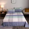 Set Wostar Flat Bed Sheet Set Geometry Tryckt vuxen barn supermjuk mysig lyxig dubbelsäng sängkläder singel dubbel drottning king size