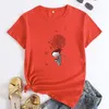 T-shirt pour femme JFUNCY T-shirt en coton pour femme Mode Kawaii Harajuku Graphic T-shirts Été À manches courtes Femme Tee Tops Femme Tshirt Vêtements 230522
