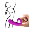 Sexual Finger Sleeve G Spot Vibrators Massage Clit Stimulate Female Masturbatory Device Sexy Toys For Women Enhance Erection Dildos Sexual Orgasm Good Helper