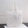 Sac de créateur pour femmes Mode Tissage manuel Tissus de paille Grande capacité Sacs de plage de vacances Léger Sauvage Gros Sacs à main réutilisables Loisirs Shopping le fourre-tout