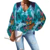 Women's Blouses NOISYDESIGNS Chiffon Woman Butterfly Print 2023 Clothing Shirt Long Sleeve T-Shirts Design Vintage Fashion Top