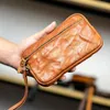 Wallets AETOO Men's Temperament Commuting Leisure 100 Walk Hand Bag Purse Portable Organizer Head Layer Cowhide Outdoor Clip