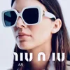 Miu okulary przeciwsłoneczne 10ys octan duże ramy kobiety okulary przeciwsłoneczne damskie moda wszechstronna luksusowa designerka duża ramka miu okulary przeciwsłoneczne projektant di lusso