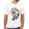 Hommes T-shirts Hommes T-shirts Mode Vaudou Crâne Conception À Manches Courtes Casual Tops Hipster Fleur Imprimé T-shirt Cool Tee Z0522