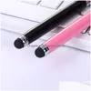 Multi -functie Pennen 4 Kleur Mtifunctioneel Ballpoint Creative Metal Laser Touch SN Pen Led Flashlight School Office Supplies Drop del DHBSy
