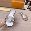 Designer -Salpistas perfurados masculinos sandálias de designer de plataforma, lâmina de recorte de borracha transparente