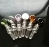 Rury dymowe Hookah Bong Glass Rig Oil Water Bongs Zmieszany kolor tykwa