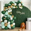 Inne imprezy imprezowe Balon Garland Arch Zestaw dżungli safari urodzinowy Dekoracja przyjęcia Balon dla dzieci chłopców Baby Shower Płeć Odpowiedź Chrzest 230523