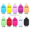 Keychains colhedores de neoprene handilizador de mão Bottle ER Candy Color Wristband Keychain portátil Lipstick Drop Deliver