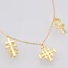 قلادات Andywen New 925 Sterling Silver Gold Cross Sacred Charm Charm Horoscope Chain Hllglic Netclace Jewelry Gensh