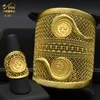 Armbanden ANIID Indiase 24K vergulde gouden armbanden met ring Dubai bruiloft bruids manchet armbanden armbanden groothandel Afrikaanse charme sieraden geschenken