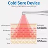 寒さの痛みと潰瘍のためのマッサージャー赤色光療法660nm 850nm近赤外線LEDデバイスの疼痛緩和スキンケアワンド230523