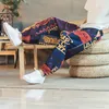 Pantalon homme MrGB été Style japonais mince respirant coton hommes décontracté Harem lanternes mâle Harajuku tendance imprimé pantalon