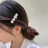 Klipy do włosów 2023 Koreańska opalowa kamień kwiat barrettes słodki temperament bajka modna dla kobiet mody biżuterii