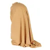 Hijab de velo con cuentas para mujer musulmana, ropa étnica, con pañuelo a juego debajo de la gorra, chal largo, Jersey de Color a juego, pañuelos interiores para la cabeza