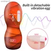 Masturbatori Masturbatori maschili per uomini Vagina Vacuum Pocket Pussy Vaginar Endurance Esercizio Masturbazione Sex Toys Vibratore Masturb Cup 18 L230518