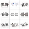 Hot French Shirt Carved Men's Jewelry Fashion Luxury Wedding Groom Men's Cufflinks Link 9 Style Fashion Cufflinks For Men