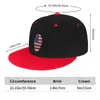Boll Caps Classic Unisex USA Fingerprint Baseball Cap Vuxen National Pride Justerbar hiphophatt för män Kvinnor utomhus