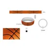 Anelli a fascia Metallo Creativo Calcio Pallacanestro Baseball Sport Accessori moda Drop Delivery Jewelry Ring Dhkqq