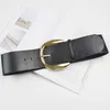 Andere mode -accessoires Big Metal Buckle Taille Belt Women Vintage Luxury Brand Designer Wide Pu Tailleband Taille Riem voor shirt Jurk Belt Decoratie 230523