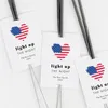 Andere Partyzubehör für Veranstaltungen, 100 Stück GlowSparkler Stick Tags, personalisiertes Hochzeitsfeuerwerk, Let Love Sparkle 230522