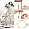 Torques 316L roestvrij stalen halsband en riem Cubaanse link hond ketting voor hond goud zilver kleur sieraden stevige accessoires