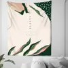 Simple géométrique plante paysage tapisserie décoration murale fond tissu serviette de plage chambre chambre esthétique décoration de la maison