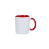 Mugs 9 Colors Heat Transfer Ceramic Mug With Handle Internal Color Sublimation Blank Coffee Cups 320Ml Home Creative Water Cup Drop Dhrof