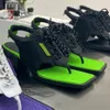 Scarpe eleganti Punta quadrata estiva Infradito con fondo spesso e cava Sandali con tacco a colori misti Donne sportive con lacci in stile britannico