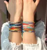 Armbänder Modeaccessoires Mehrschichtiges böhmisches MIDI-Reisperlen-DIY-Armband Damen-Strickseil Freundschaft Handseil Persönlichkeitsgeschenk