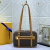 Bolsos de hombro de diseñador para mujer bolsos de lujo Vintage Cite bolsos de cuero de alta calidad con letras de flores bolso de cámara original para mujer bolsa para axilas monederos de maquillaje de moda