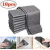 10/5/1pcs espessado pano de limpeza mágica sem marca d'água de pano de vidro de vidro de pano de vidro reutilizável pano de pano de pano de cozinha