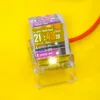 デスクテーブル時計Hellcubic Cool Weather Forecast Prism Crystal 3D Wifi Clock Station透明小型テレビデスクトップ英語バージョン230523