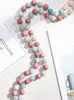Colliers OAIITE Japamala 108 collier pierres naturelles rose Aventurine perles Mala collier de perles noué Yoga méditation prière bijoux