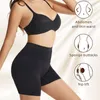 Shapers feminino em forma de corpo, calça de barriga intermediária boxer boxer sponge sponge rico cueca inferior