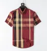 Casablanca Luxurys Desingers Herrenhemden Kleid Geschäft Casual Shirt Sleeve Stripe Slim Maskuline Social Fashion Plaid S-4xl#02 747467767